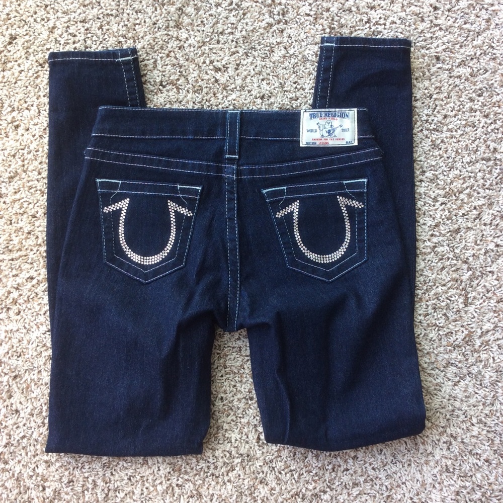 🤩 True Religion Rhinestone Jeans 🤩 - Picture 2 of 8